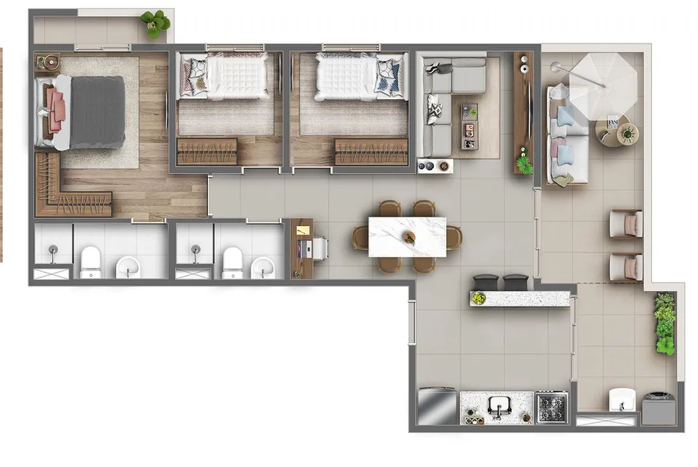 Apartamento, 1 quarto, 41 m² - Foto 12