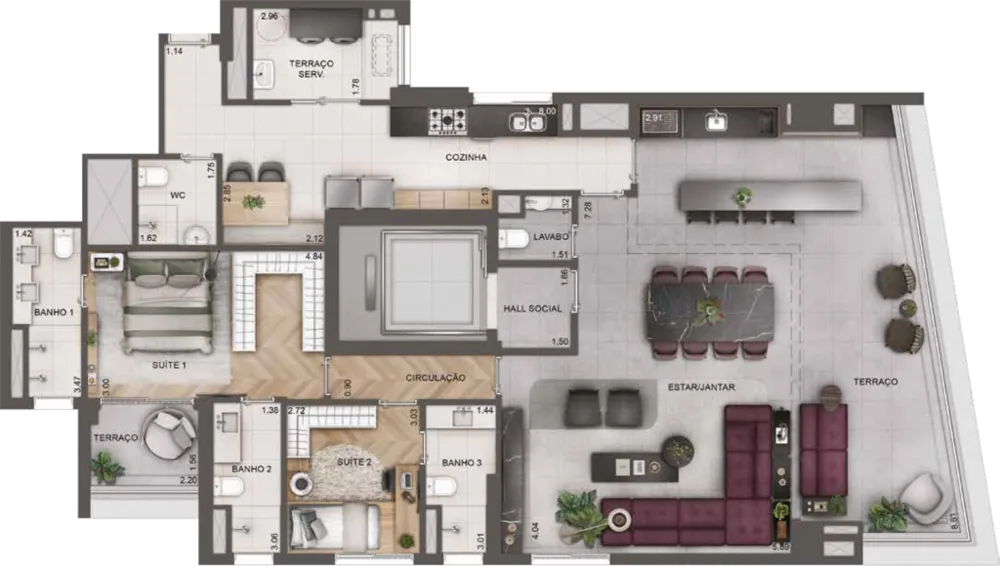 Apartamento, 3 quartos, 166 m² - Foto 10