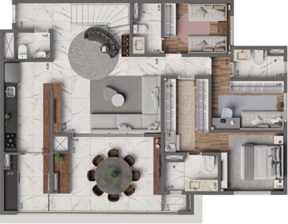 Apartamento, 3 quartos, 125 m² - Foto 8