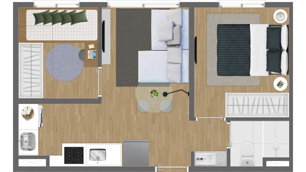 Apartamento, 2 quartos, 32 m² - Foto 8