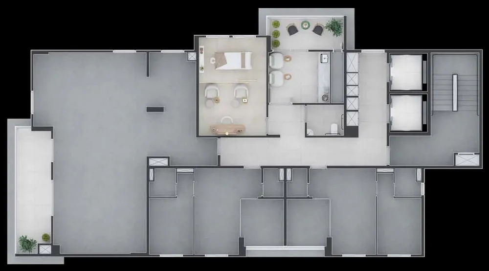 Apartamento, 1 quarto, 36 m² - Foto 4