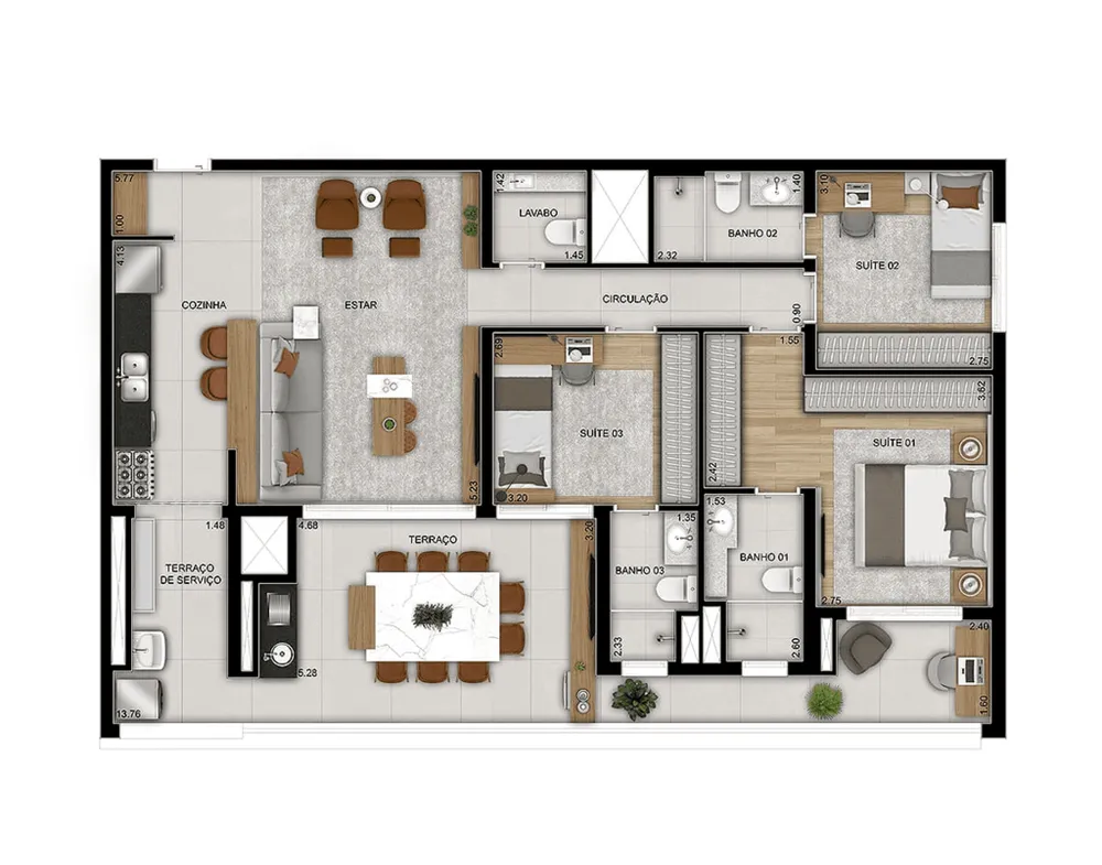 Apartamento, 2 quartos, 75 m² - Foto 12