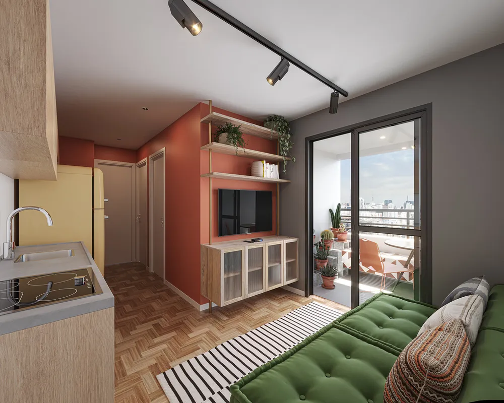 Apartamento, 1 quarto, 24 m² - Foto 3