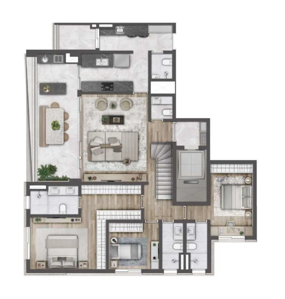 Cobertura, 3 quartos, 305 m² - Foto 10