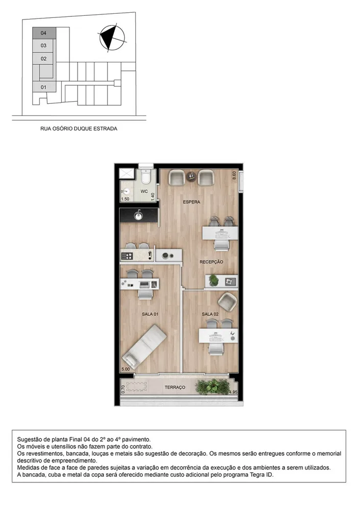 Sala-Conjunto, 53 m² - Foto 10