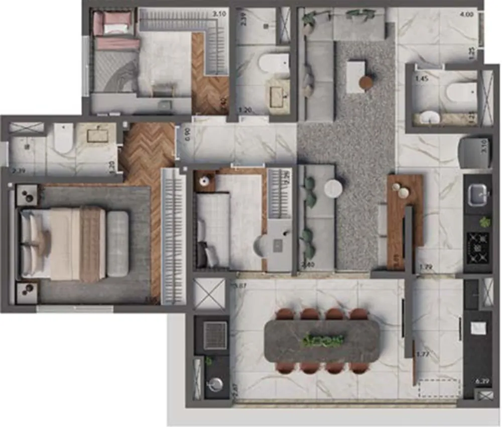 Apartamento, 2 quartos, 69 m² - Foto 13