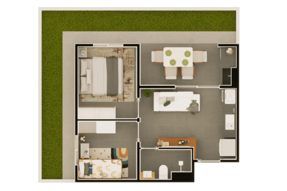 Apartamento, 2 quartos, 35 m² - Foto 12