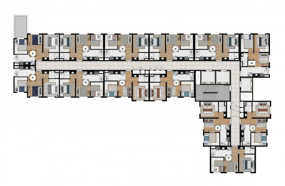 Apartamento, 2 quartos, 33 m² - Foto 10