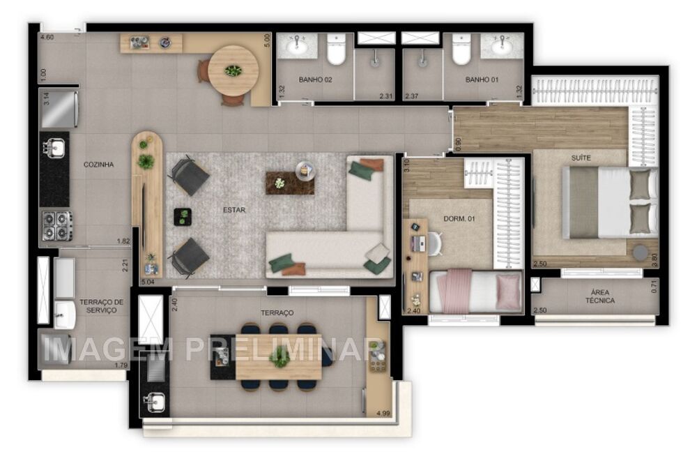 Cobertura à venda com 3 quartos, 185m² - Foto 8