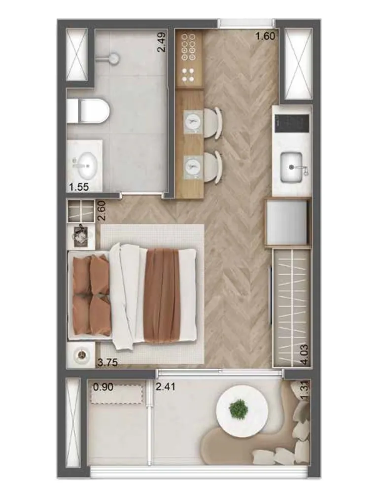 Apartamento, 2 quartos, 63 m² - Foto 9