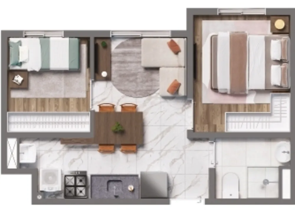 Apartamento, 2 quartos, 32 m² - Foto 12