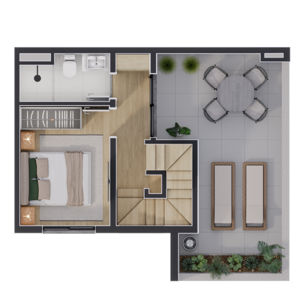 Apartamento à venda com 2 quartos, 31m² - Foto 6