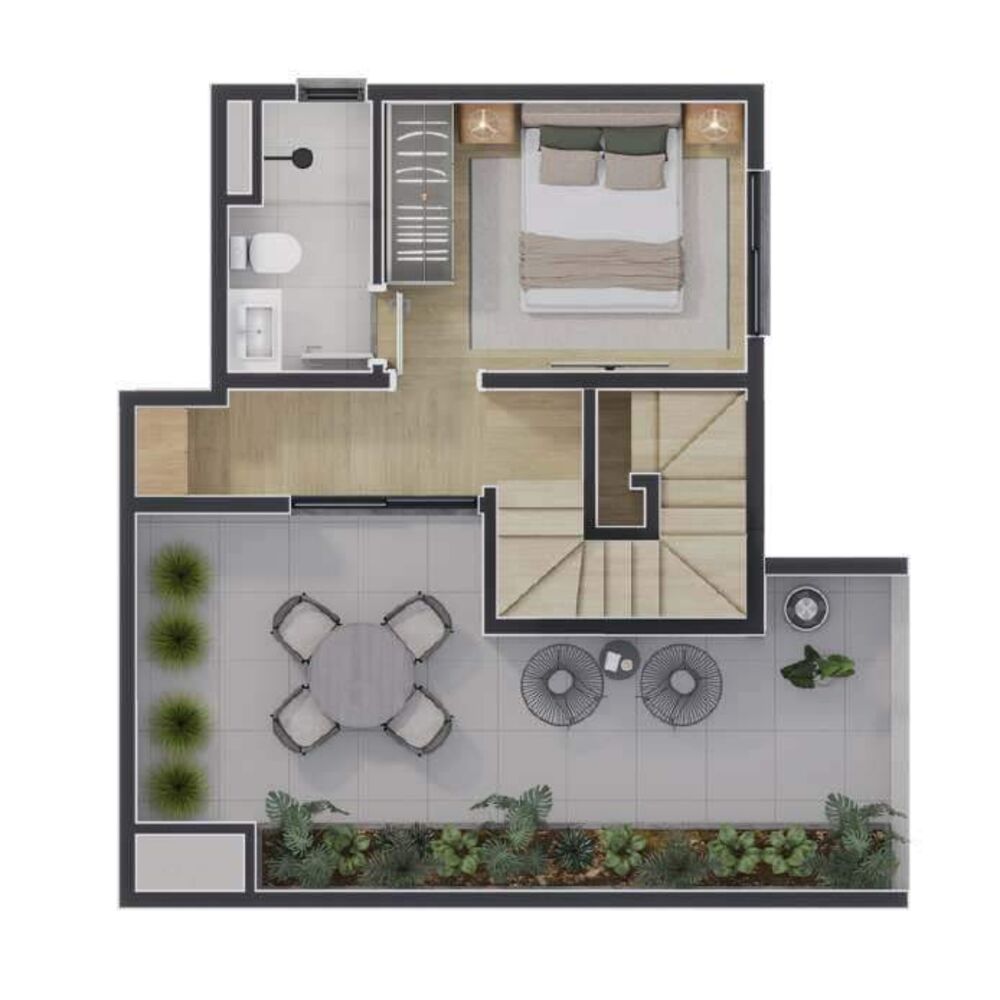 Apartamento à venda com 2 quartos, 31m² - Foto 8