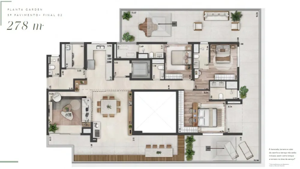 Cobertura, 3 quartos, 255 m² - Foto 12