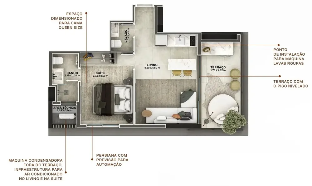 Apartamento, 1 quarto, 31 m² - Foto 11