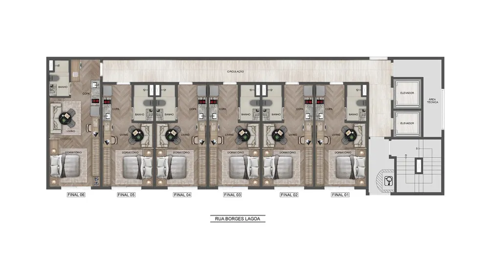 Apartamento, 1 quarto, 32 m² - Foto 11