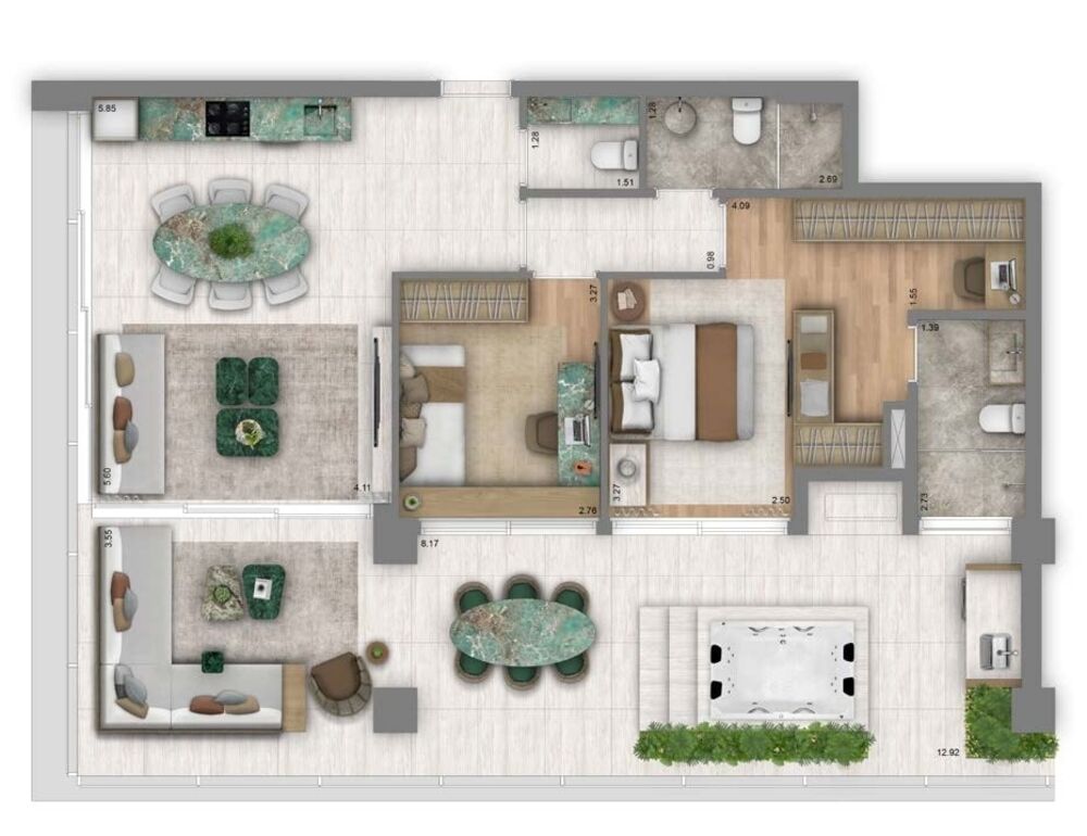Apartamento à venda com 2 quartos, 69m² - Foto 40