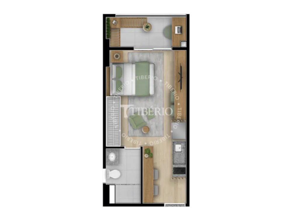 Apartamento, 1 quarto, 27 m² - Foto 3