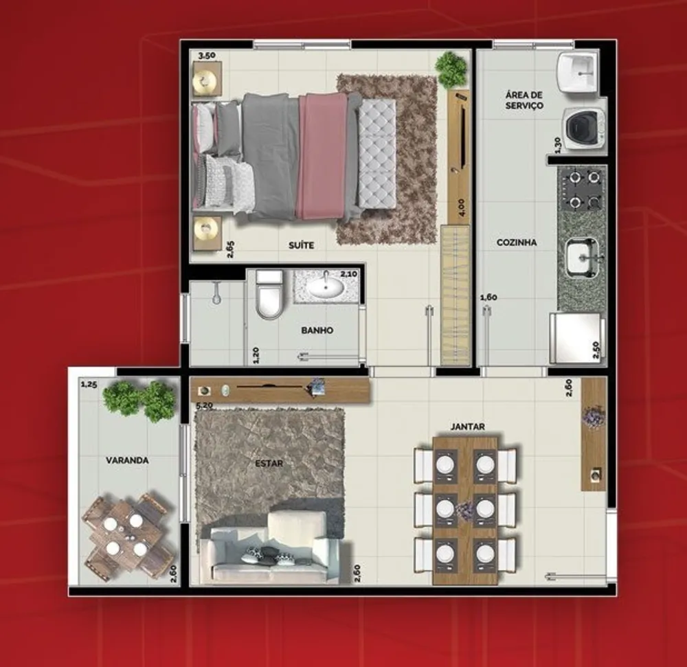 Apartamento, 2 quartos, 55 m² - Foto 6