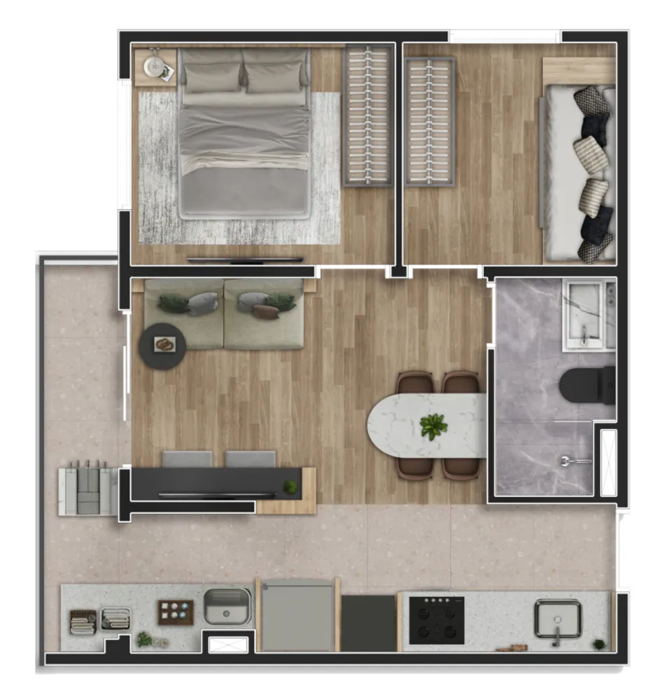 Apartamento, 2 quartos, 41 m² - Foto 12