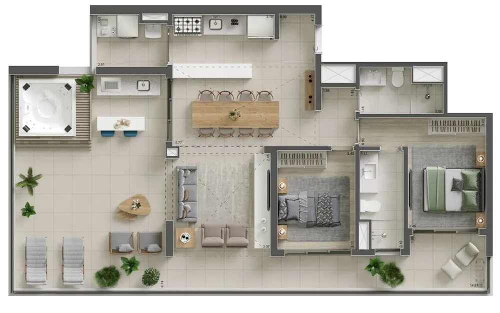 Apartamento, 1 quarto, 31 m² - Foto 12