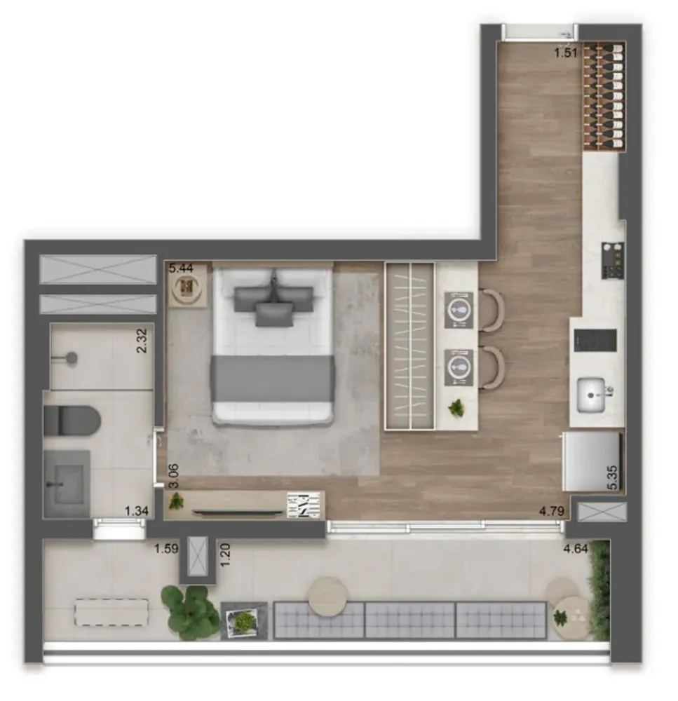 Apartamento, 2 quartos, 89 m² - Foto 11