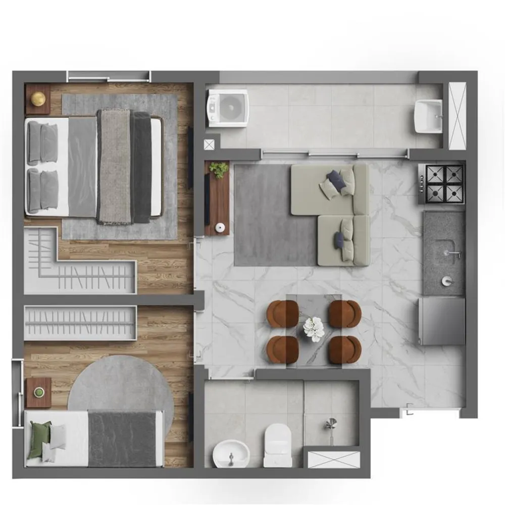 Apartamento, 1 quarto, 24 m² - Foto 12