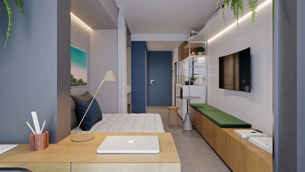 Apartamento, 1 quarto, 34 m² - Foto 2