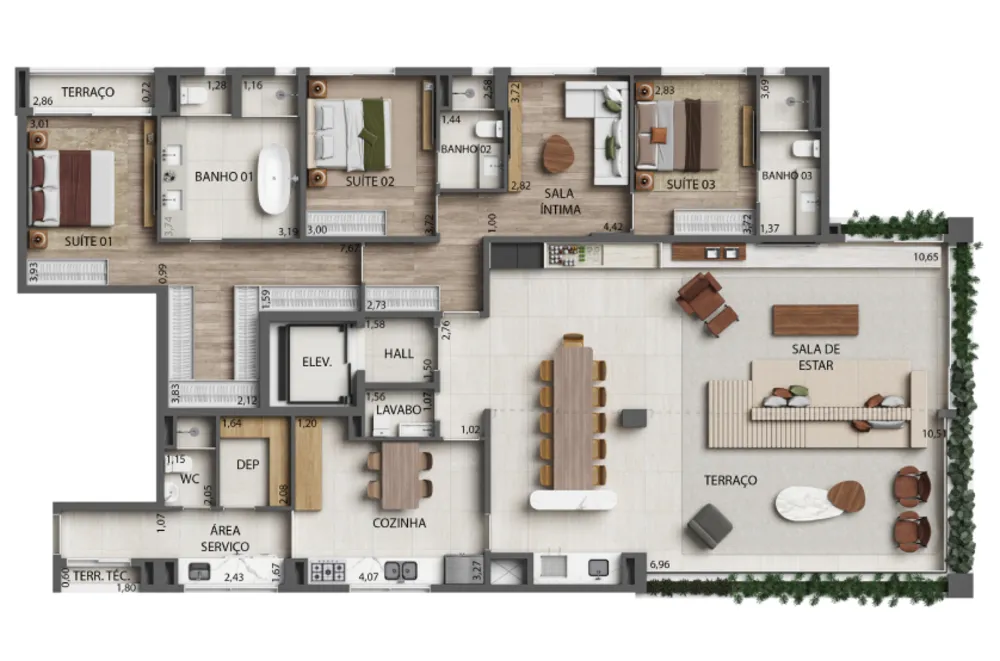 Cobertura, 3 quartos, 354 m² - Foto 6