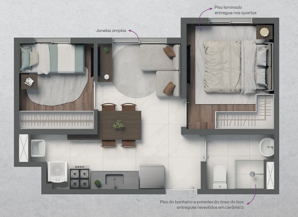 Apartamento, 1 quarto, 24 m² - Foto 10