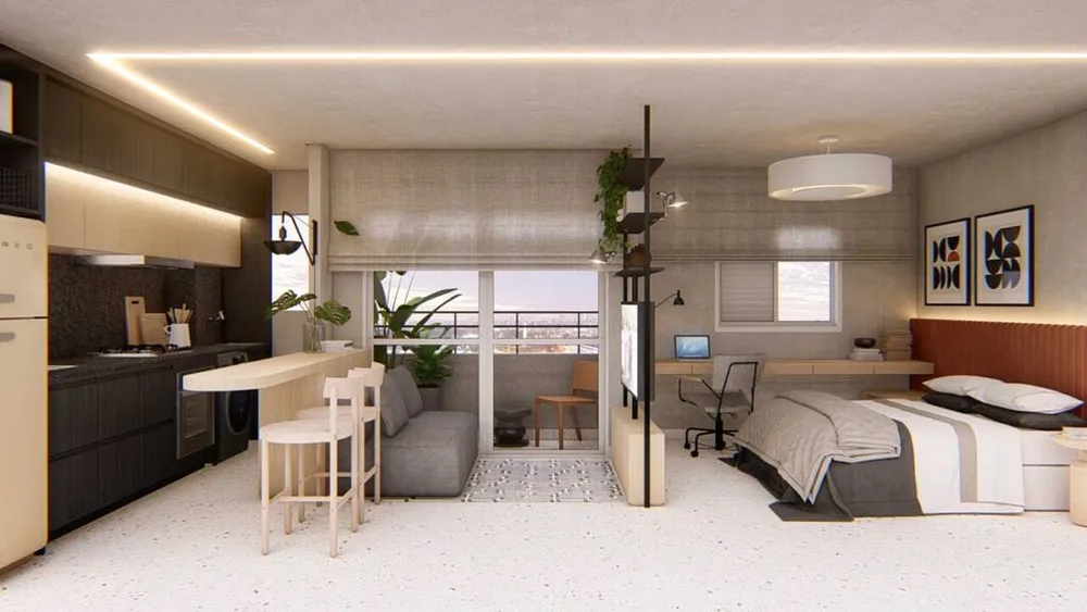Apartamento, 1 quarto, 32 m² - Foto 1