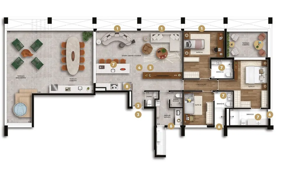 Apartamento, 1 quarto, 55 m² - Foto 10