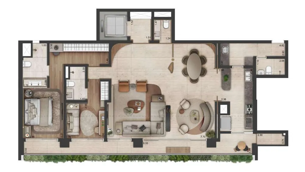 Apartamento, 2 quartos, 125 m² - Foto 8