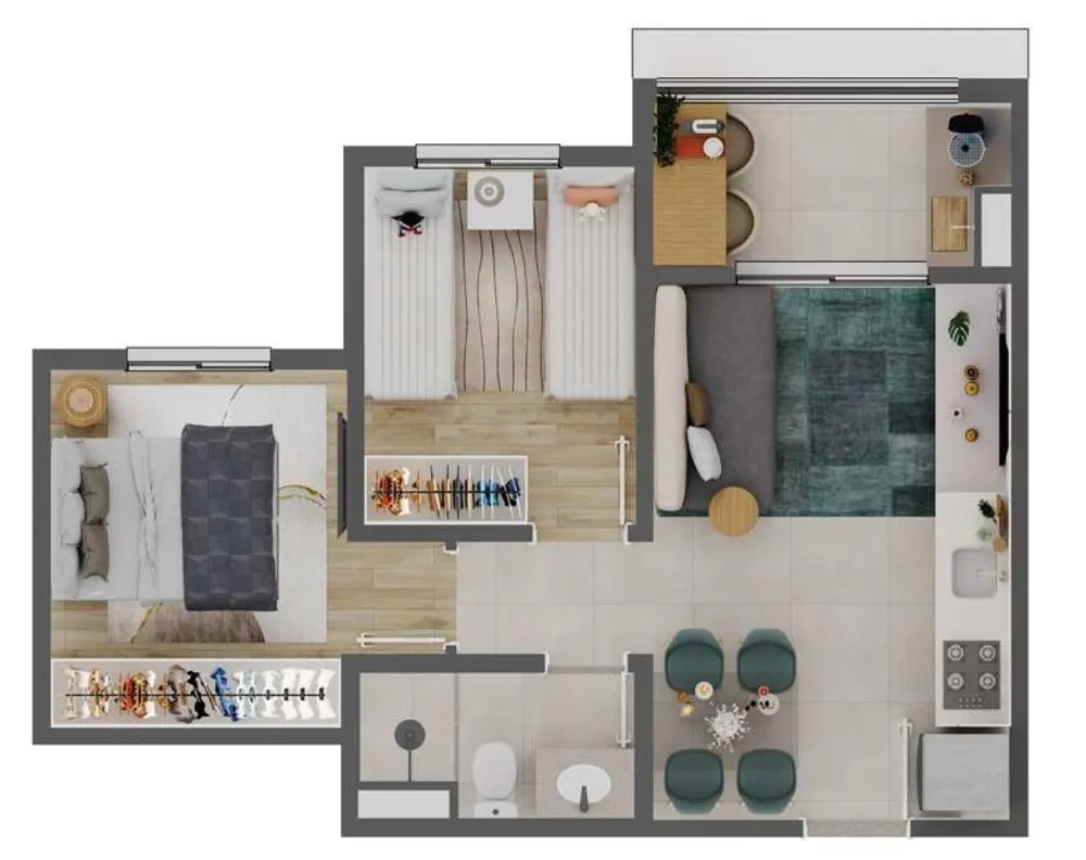 Apartamento, 2 quartos, 40 m² - Foto 12