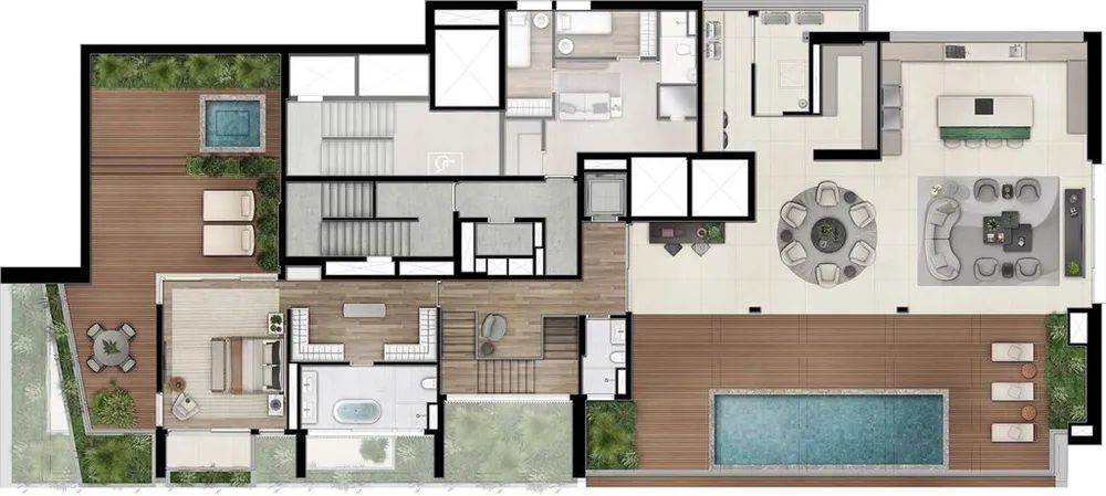 Cobertura, 5 quartos, 923 m² - Foto 12