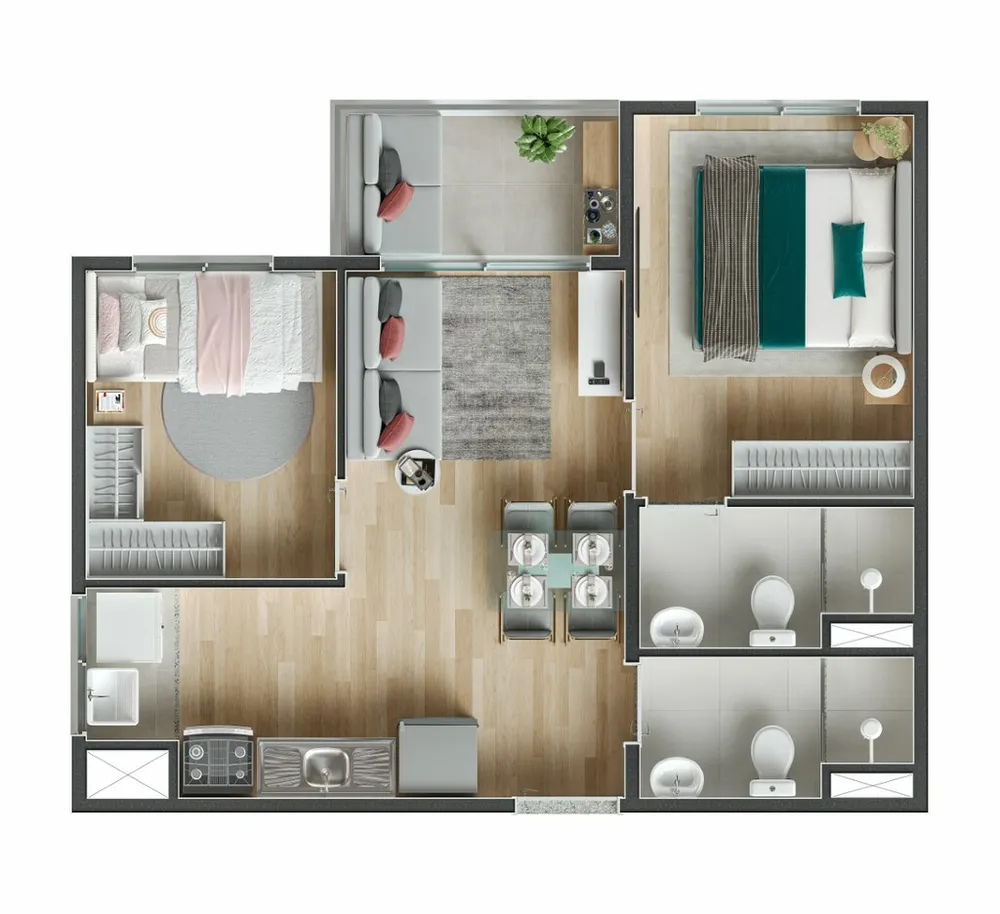 Apartamento, 2 quartos, 41 m² - Foto 11