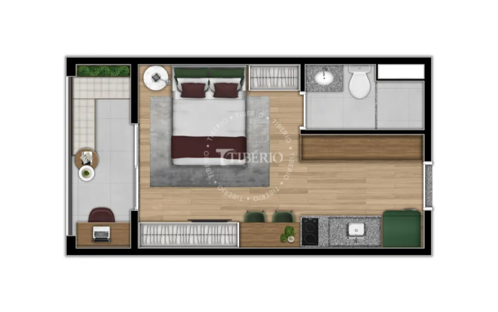 Apartamento, 1 quarto, 24 m² - Foto 8