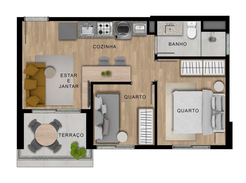 Apartamento, 1 quarto, 26 m² - Foto 10
