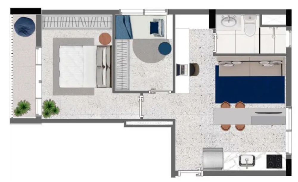 Apartamento, 2 quartos, 93 m² - Foto 7