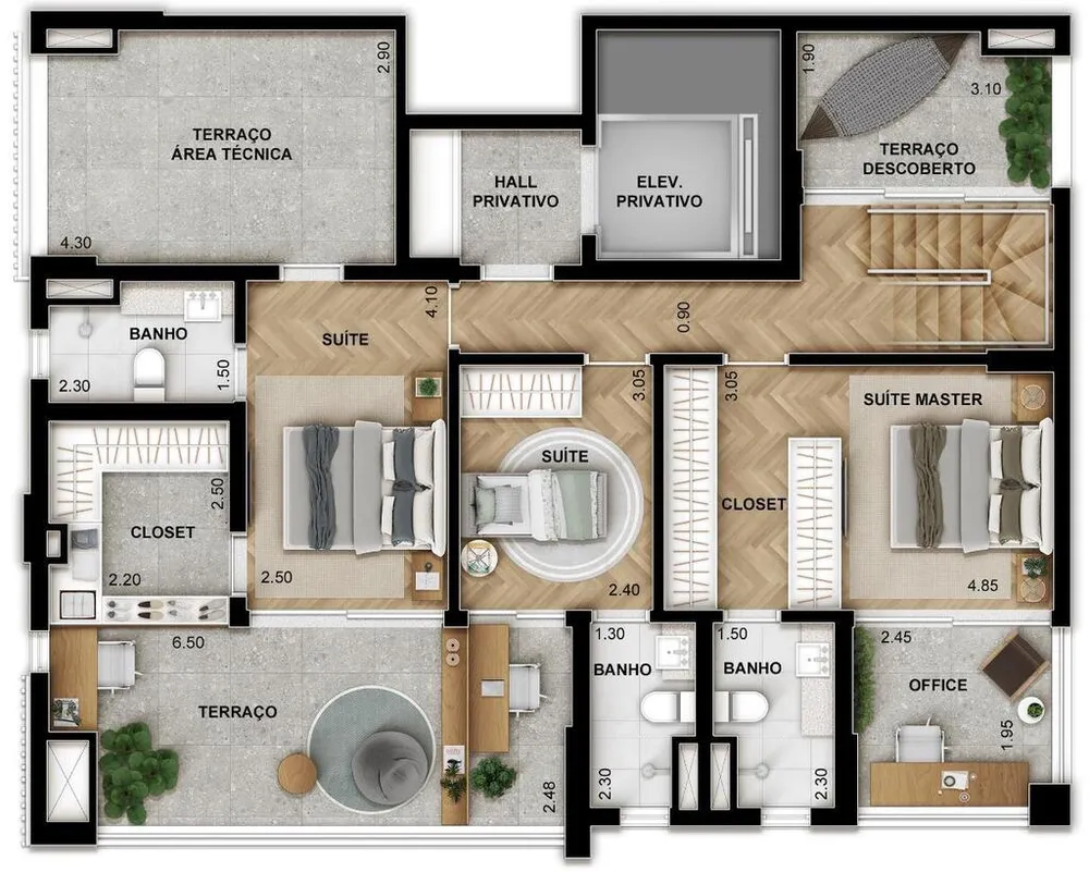 Apartamento, 3 quartos, 124 m² - Foto 11