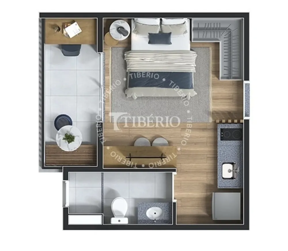 Apartamento, 1 quarto, 31 m² - Foto 7