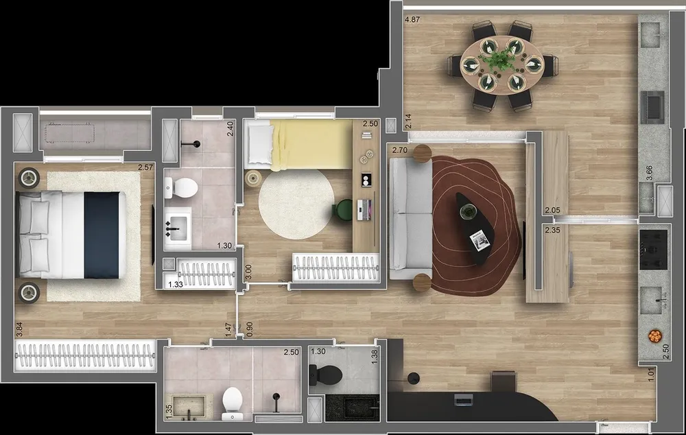 Apartamento, 3 quartos, 148 m² - Foto 11