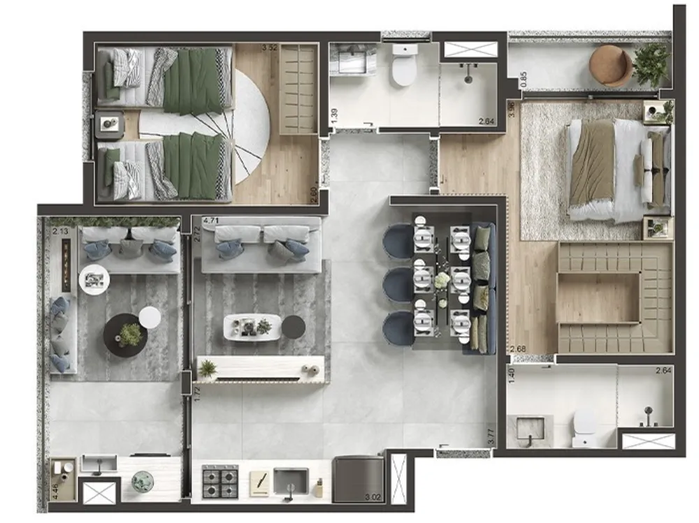 Apartamento, 1 quarto, 28 m² - Foto 11