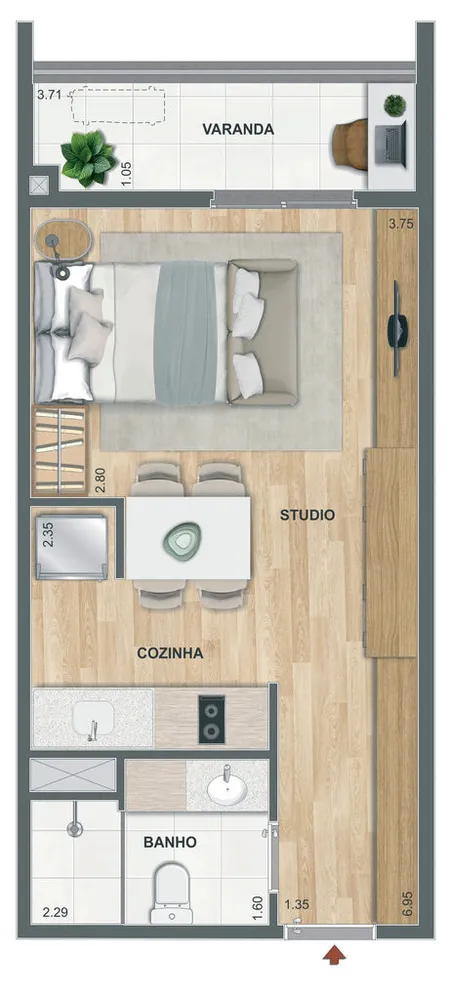 Apartamento, 2 quartos, 60 m² - Foto 23