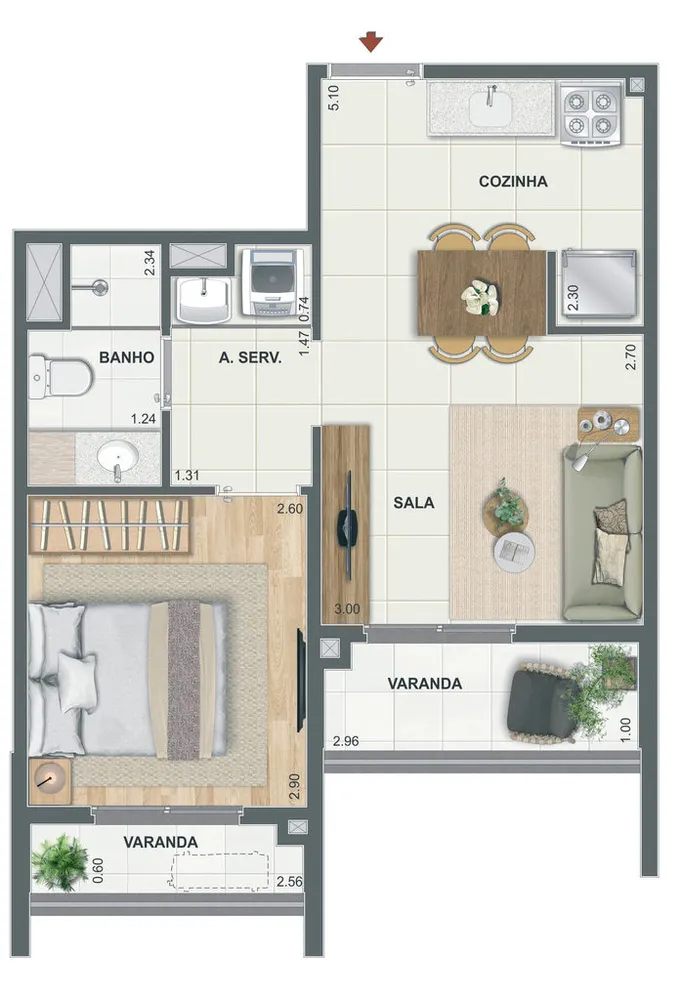 Apartamento, 2 quartos, 60 m² - Foto 27