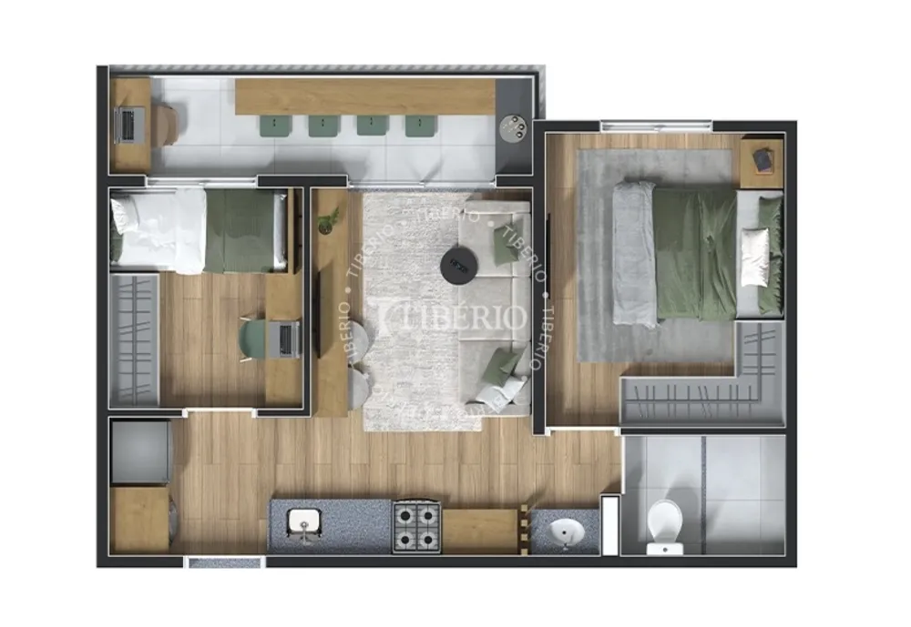 Apartamento, 1 quarto, 38 m² - Foto 8
