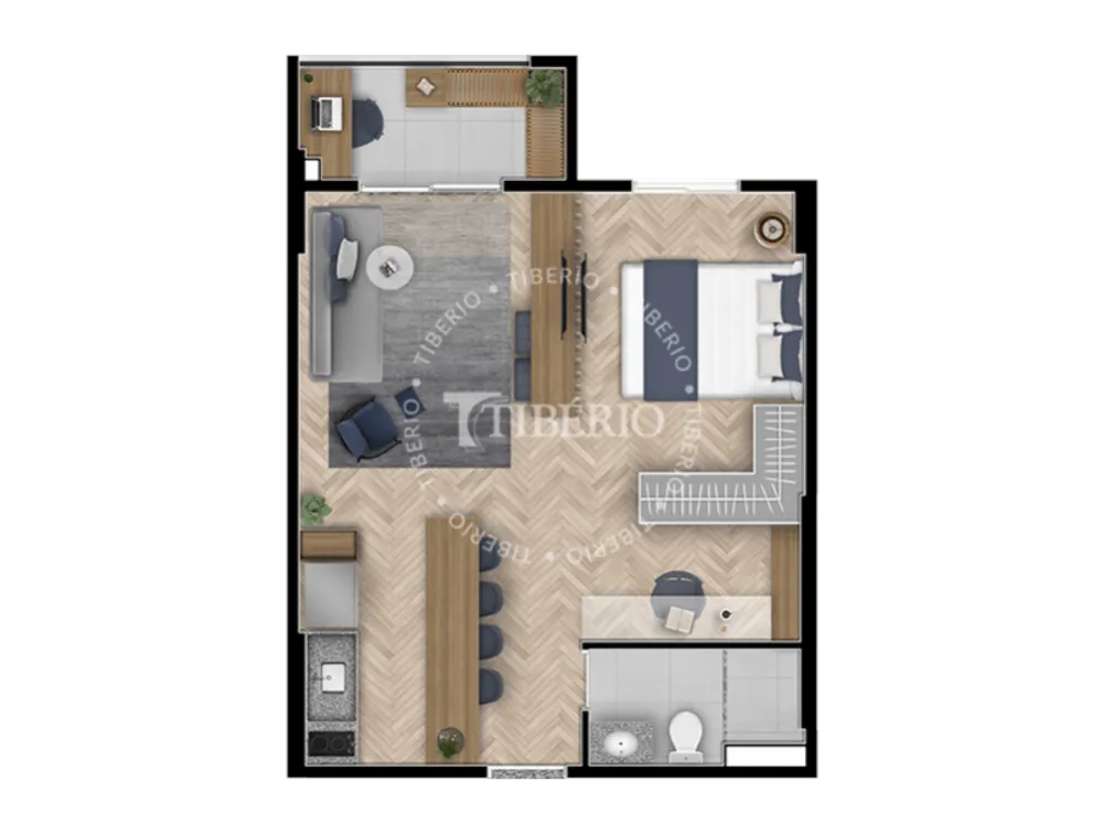 Apartamento, 1 quarto, 32 m² - Foto 12