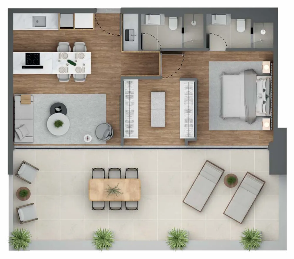 Apartamento, 2 quartos, 172 m² - Foto 2