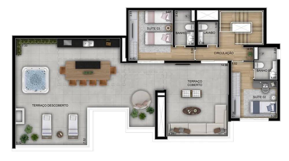 Apartamento, 2 quartos, 72 m² - Foto 12