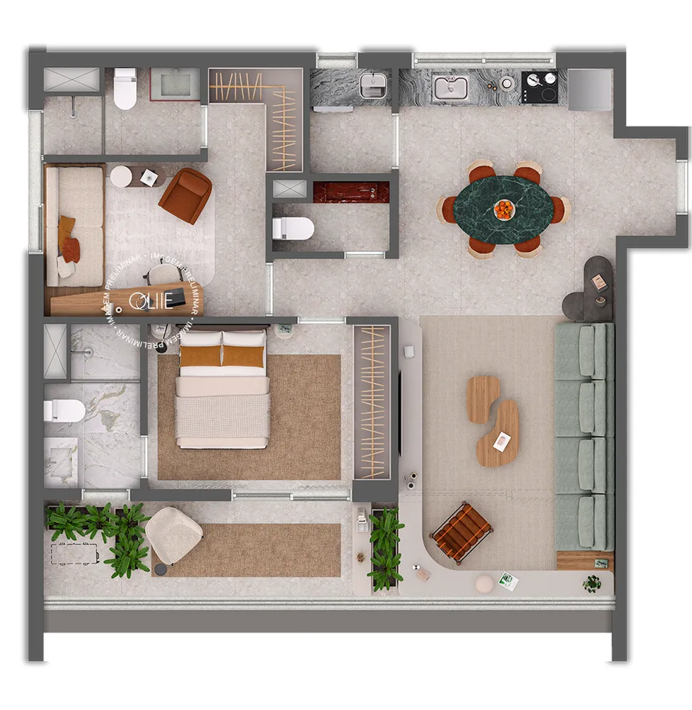 Cobertura, 2 quartos, 225 m² - Foto 11